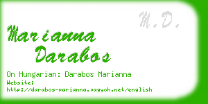 marianna darabos business card